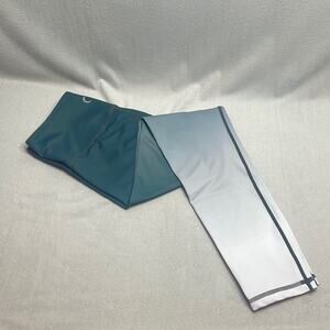 ZYIA Blue to White ombre Leggings Size M